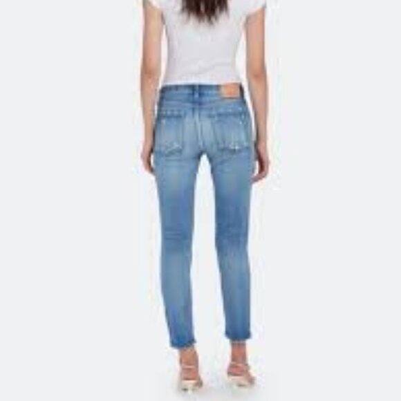 MOUSSY VINTAGE Women's Lenwood Skinny Jeans Light blue  size 26 - Picture 2 of 15